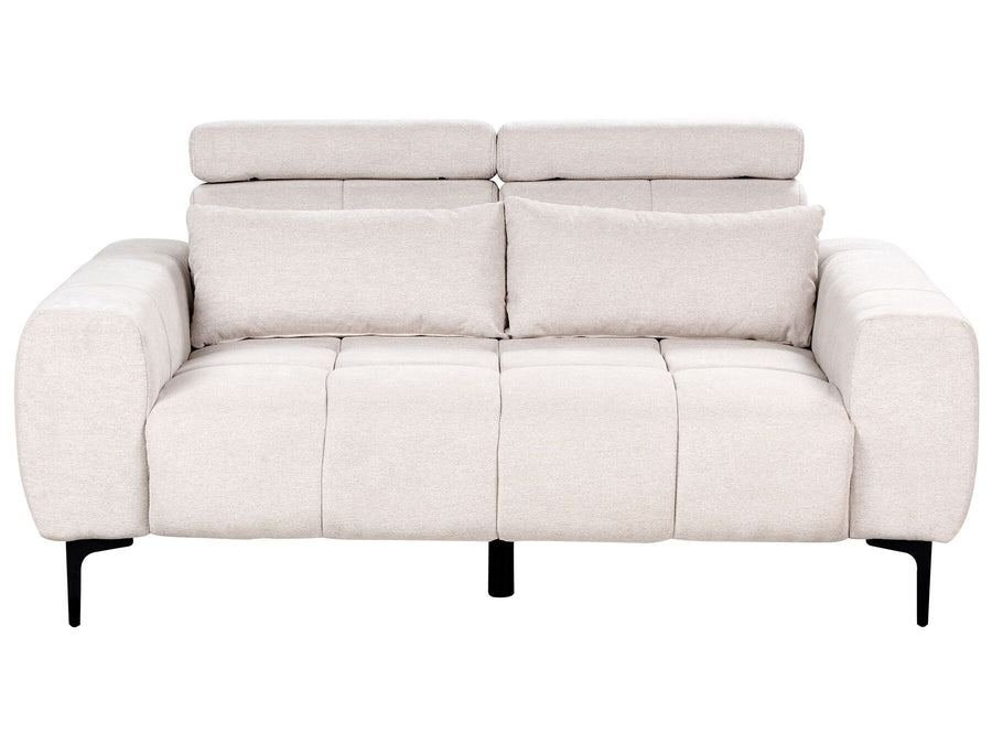 Vegamo 2 Seater Fabric Sofa Beige