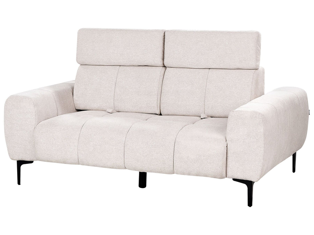 Vegamo 2 Seater Fabric Sofa Beige