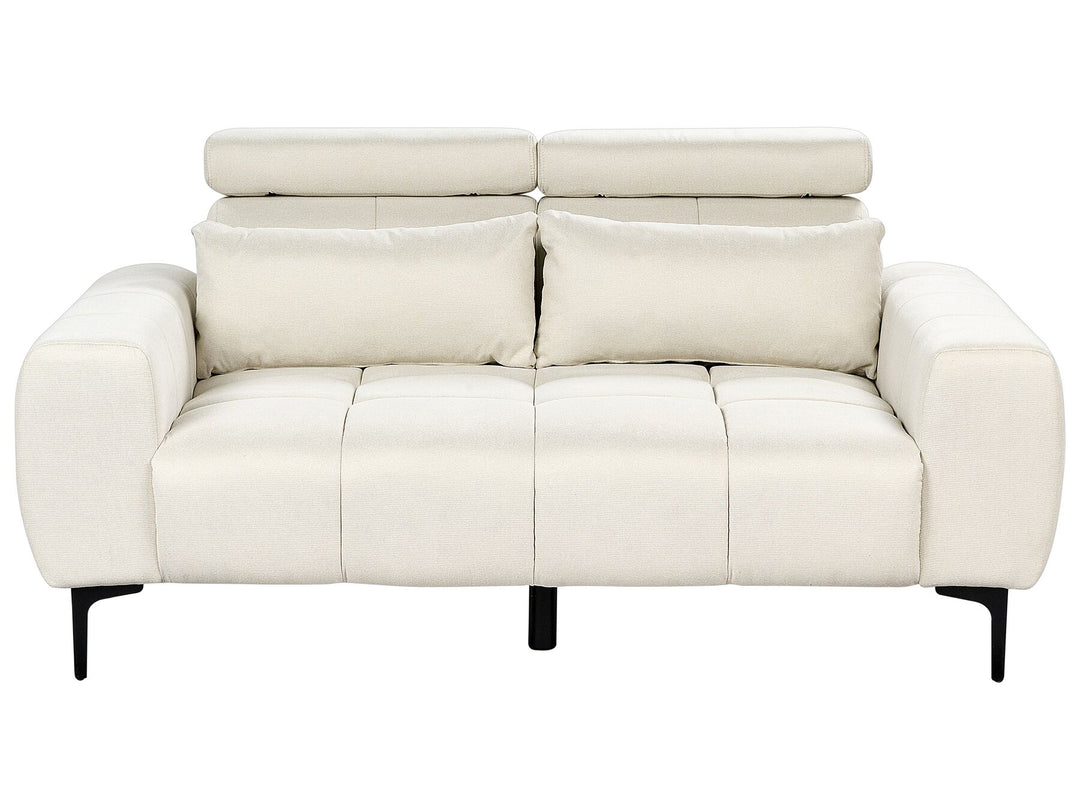 Vegamo 2 Seater Fabric Sofa Cream