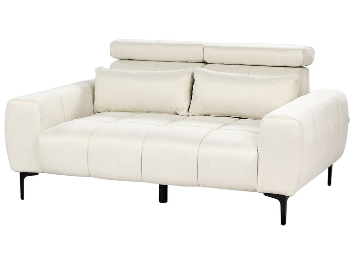 Vegamo 2 Seater Fabric Sofa Cream