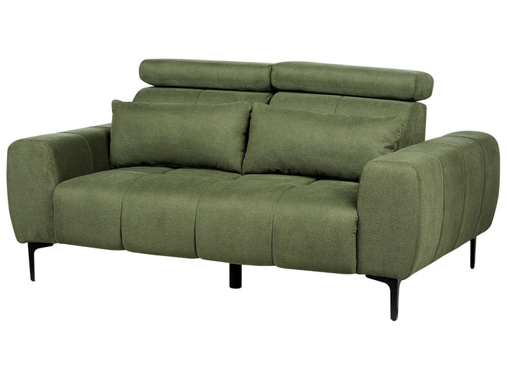 Vegamo 2 Seater Fabric Sofa Green