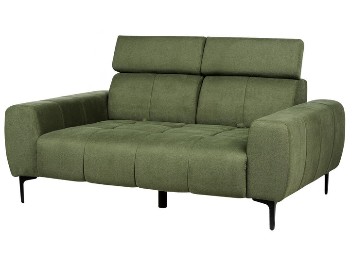 Vegamo 2 Seater Fabric Sofa Green