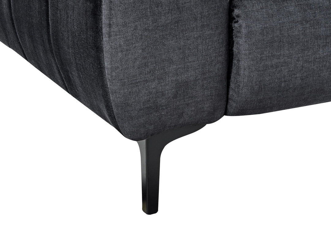 Vegamo 2 Seater Velvet Sofa Black