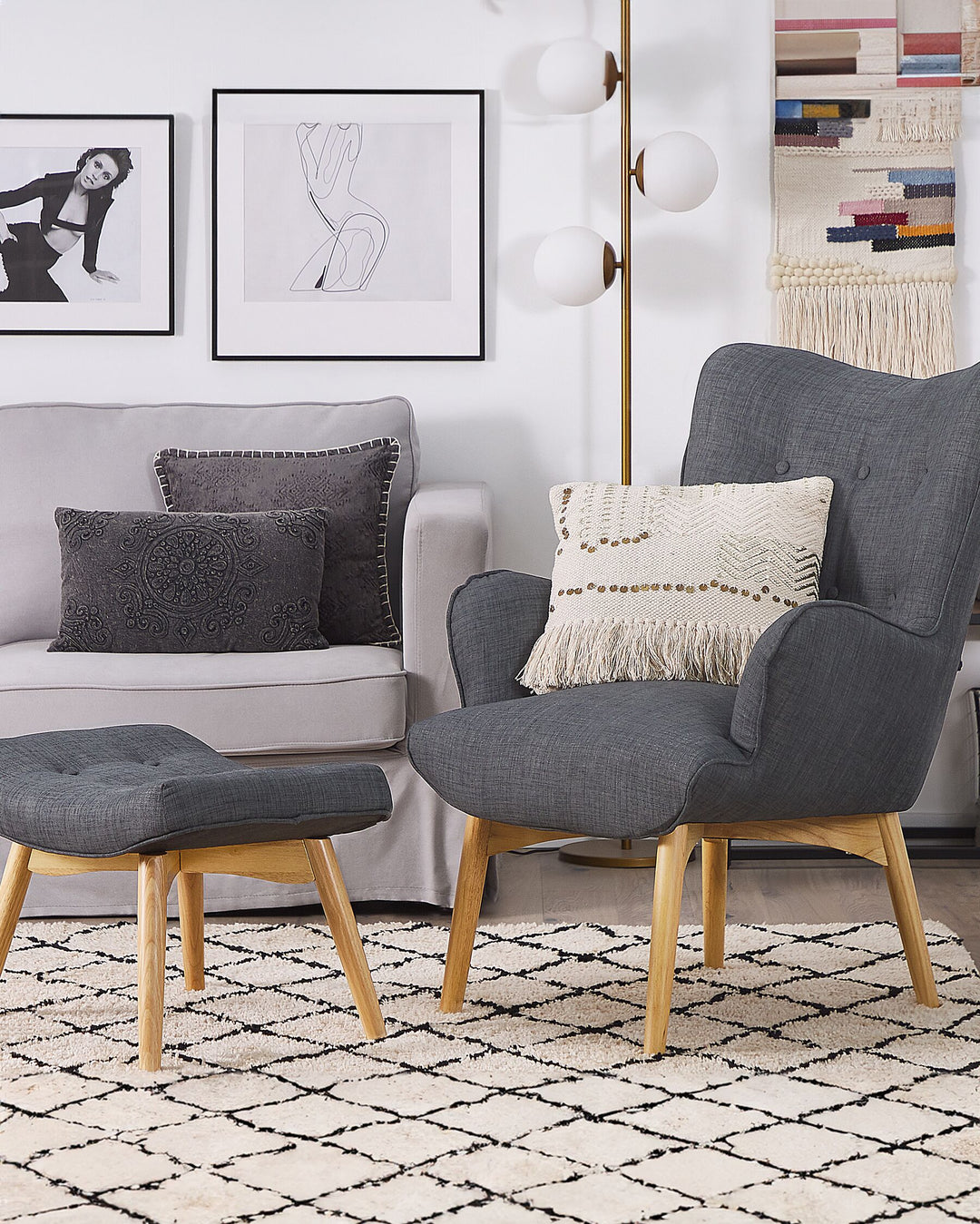 Vejle Armchair Dark Grey