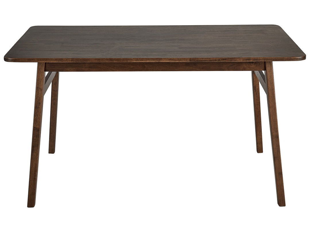 Elina Dining Table 140 x 85 cm Dark Wood