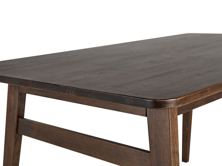 Elina Dining Table 140 x 85 cm Dark Wood