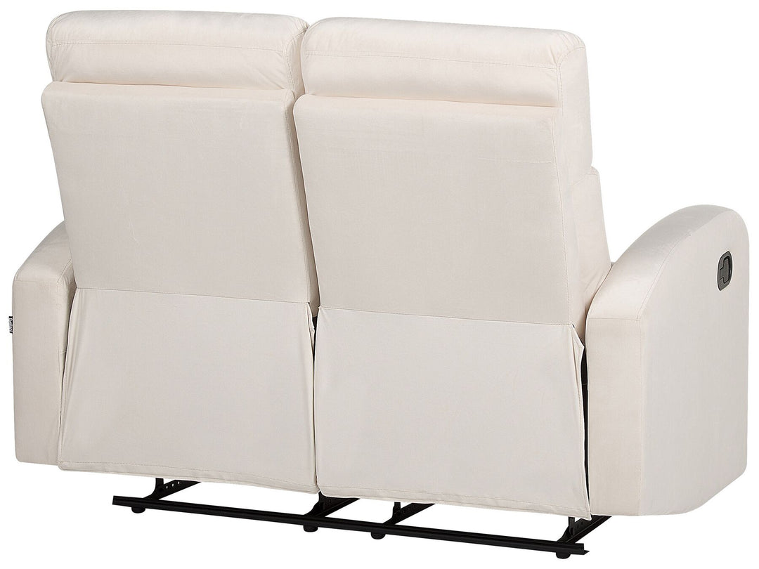 Verdal 2 Seater Velvet Electric Recliner Sofa White