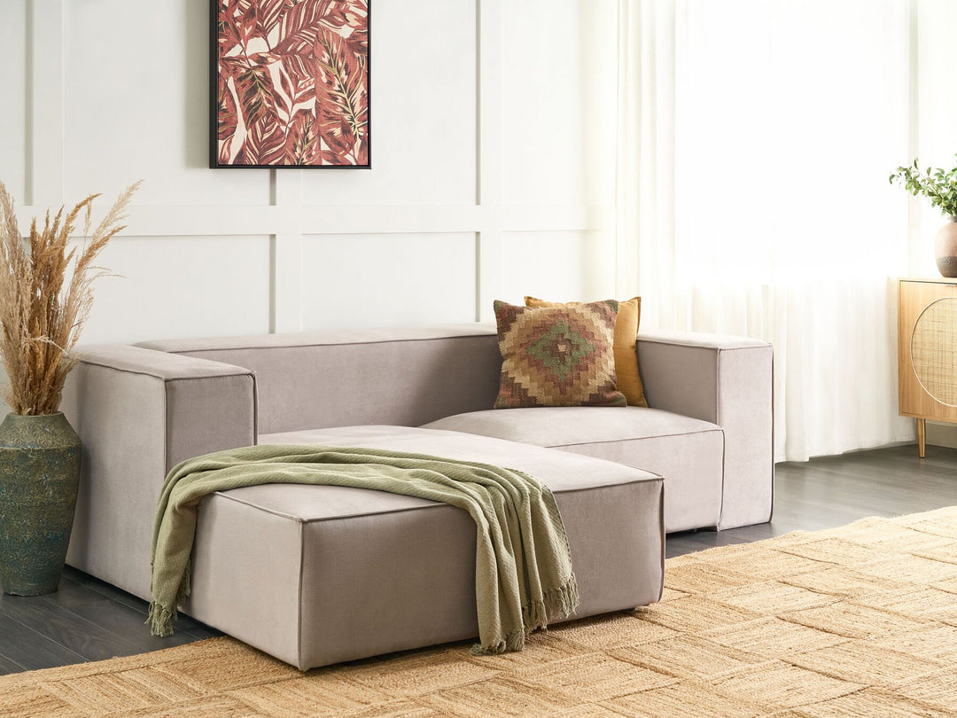 Vernon 2 Seater Sofa Taupe Velvet