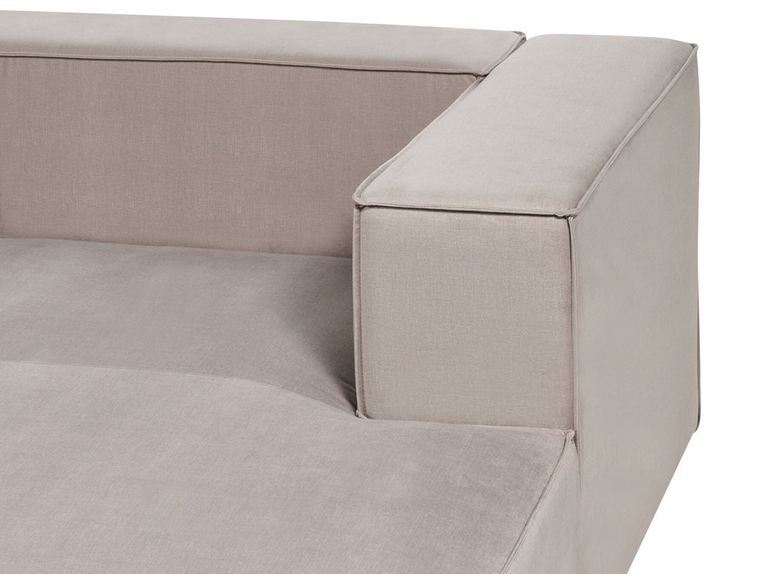 Vernon 2 Seater Sofa Taupe Velvet