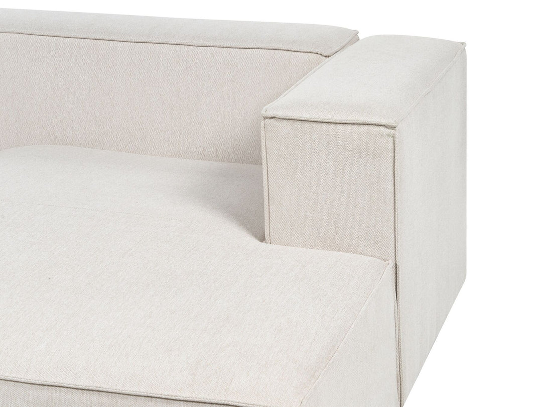 Vernon Right Hand 2 Seater Corner Sofa Beige