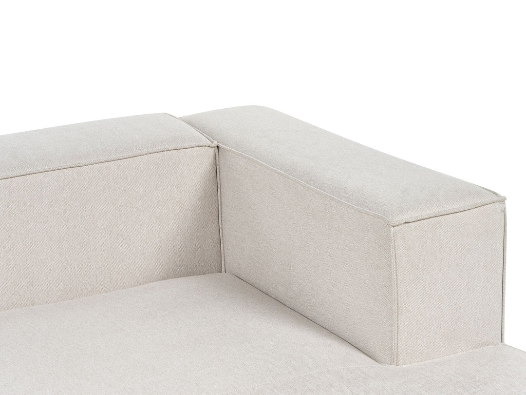 Vernon Right Hand 2 Seater Corner Sofa Beige