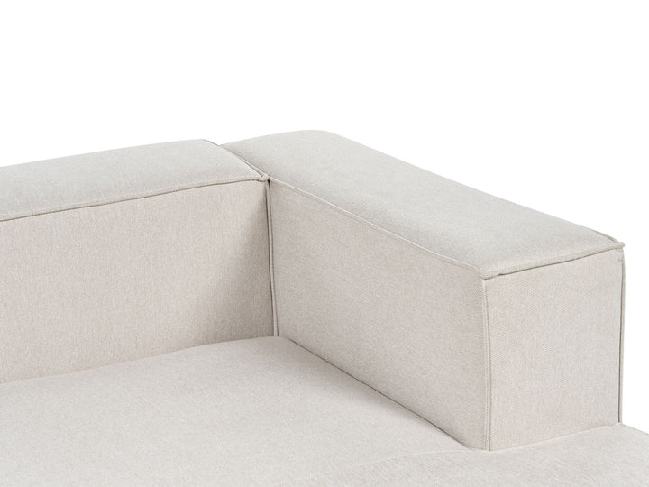 Vernon Right Hand 2 Seater Corner Sofa Beige