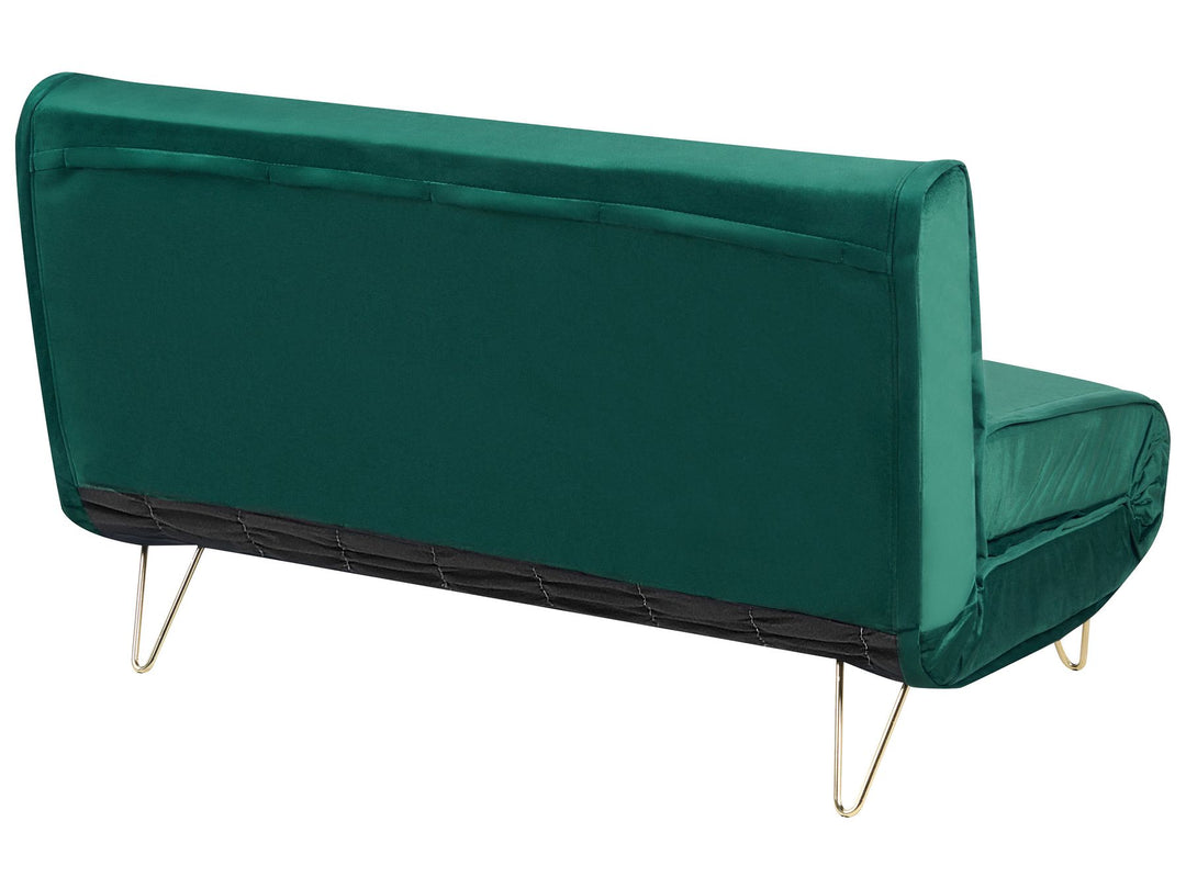 Vestfold 2 Seater Sofa Dark Green Velvet