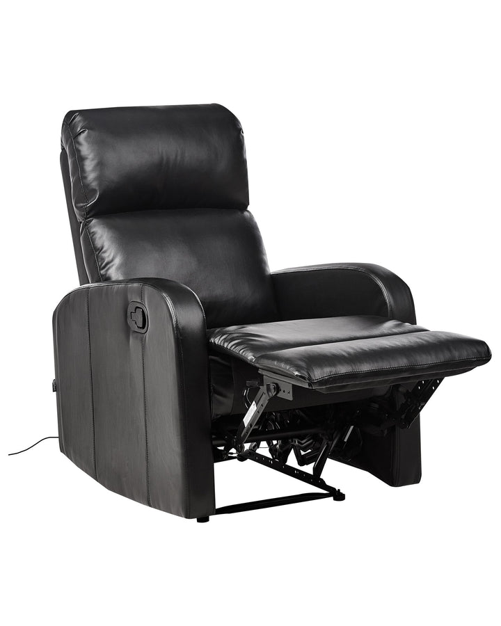 Virrat Armchair Faux Leather Black