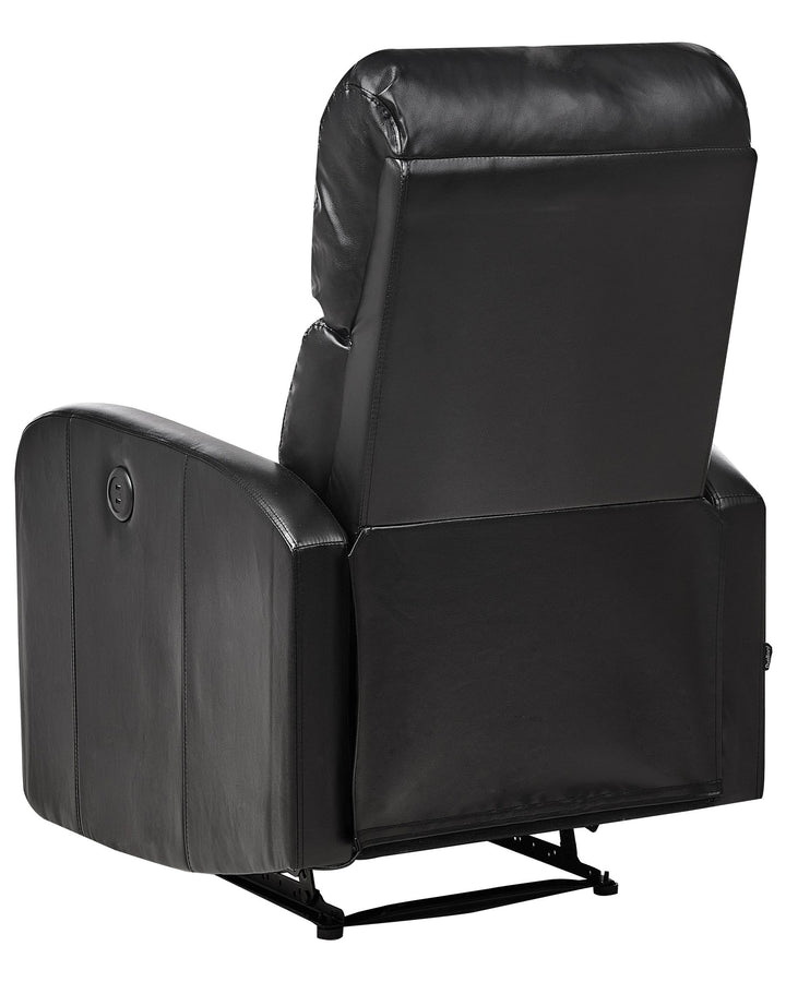 Virrat Armchair Faux Leather Black