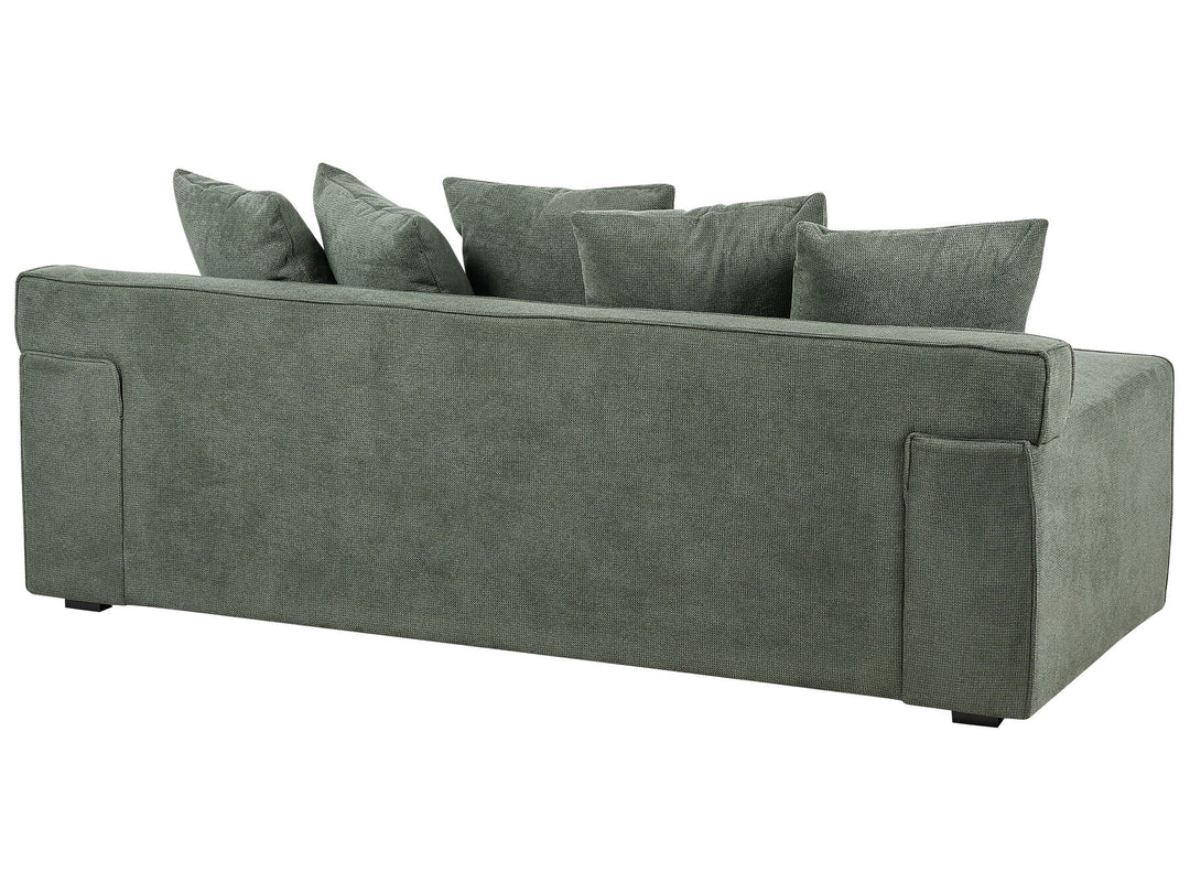 Viskan 3 Seater Chenille Sofa Green