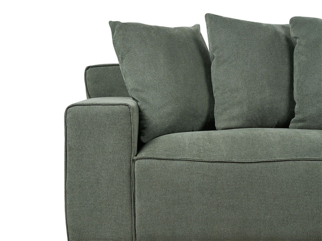 Viskan 3 Seater Chenille Sofa Green