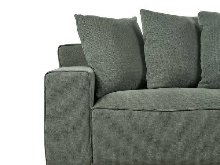 Viskan 3 Seater Chenille Sofa Green