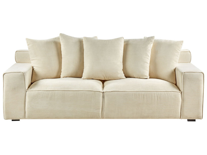 Viskan 3 Seater Jumbo Cord Sofa Beige