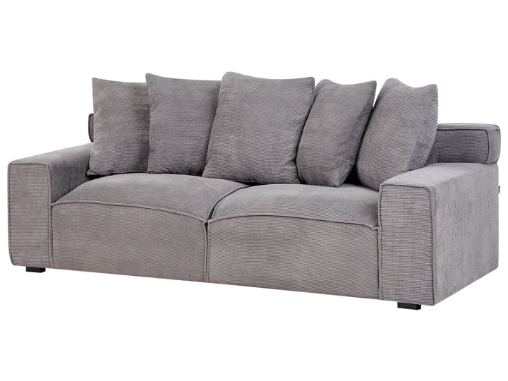 Viskan 3 Seater Jumbo Cord Sofa Dark Grey