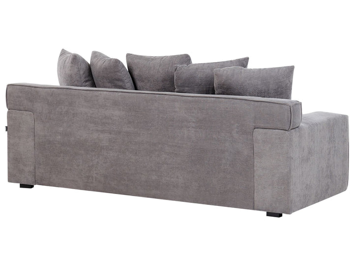 Viskan 3 Seater Jumbo Cord Sofa Dark Grey