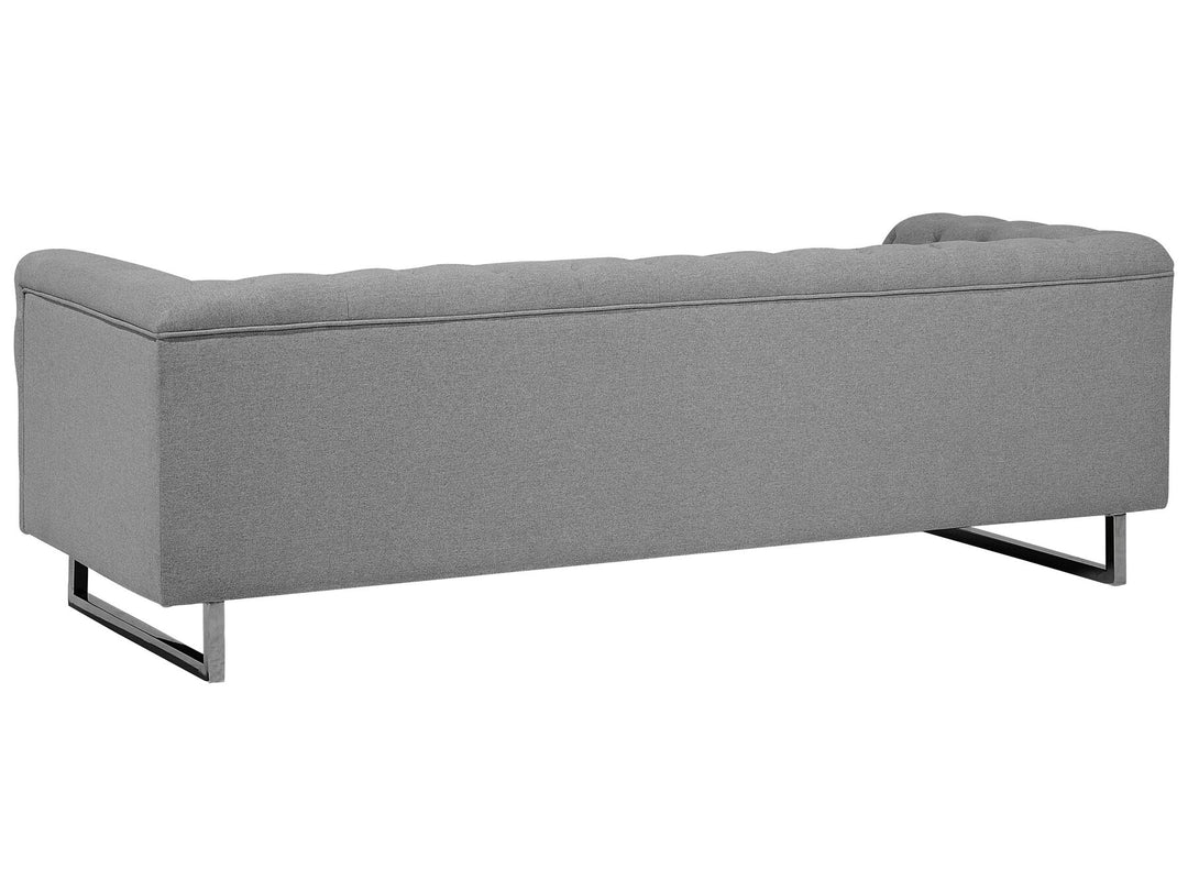 Vissland 3 Seater Fabric Sofa Grey