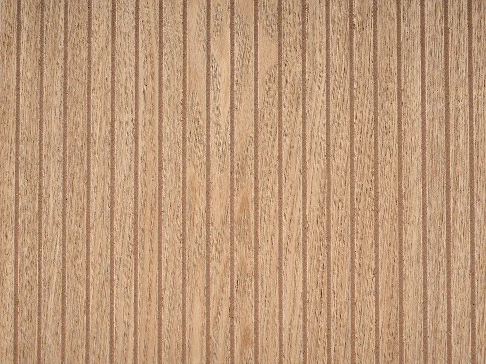 2 Door Sideboard Natural Ash Wood Black Berowalt