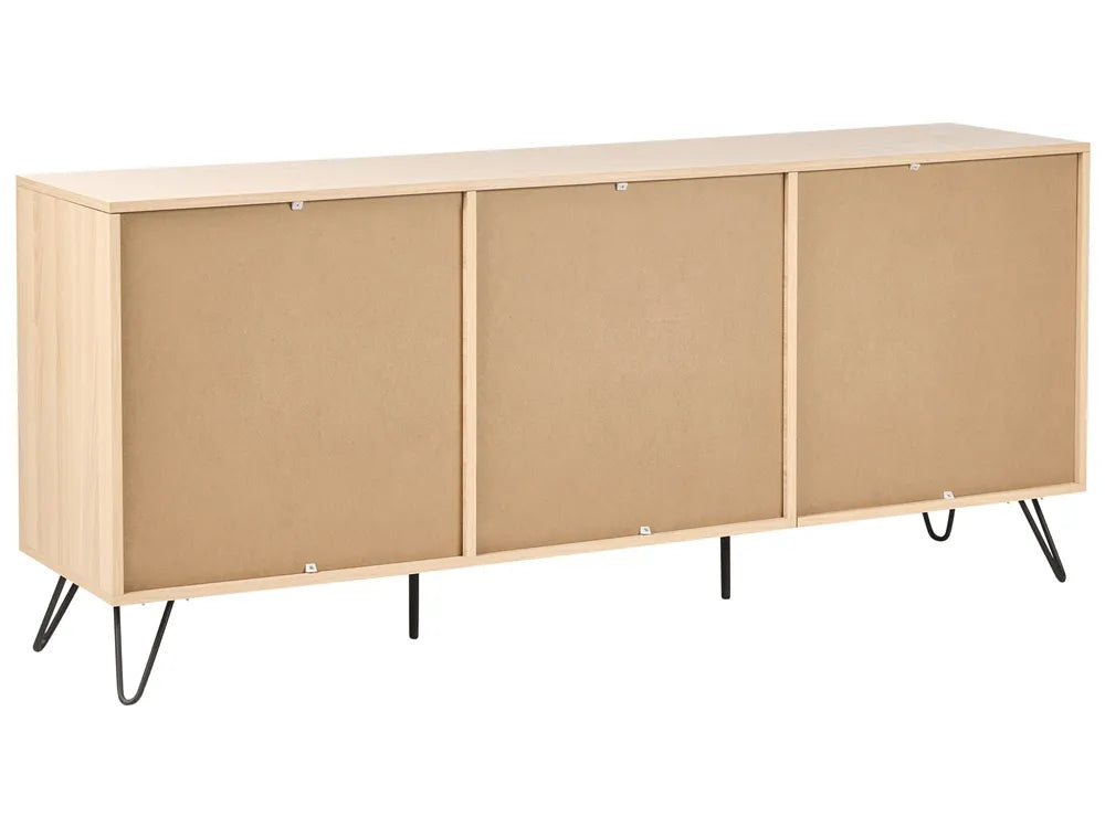 2 Door Sideboard Light Brown Carmel