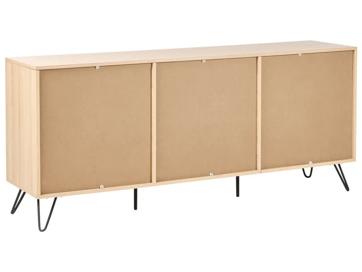 2 Door Sideboard Light Brown Carmel