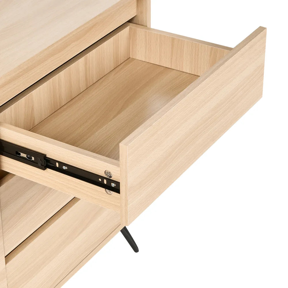 2 Door Sideboard Light Brown Carmel