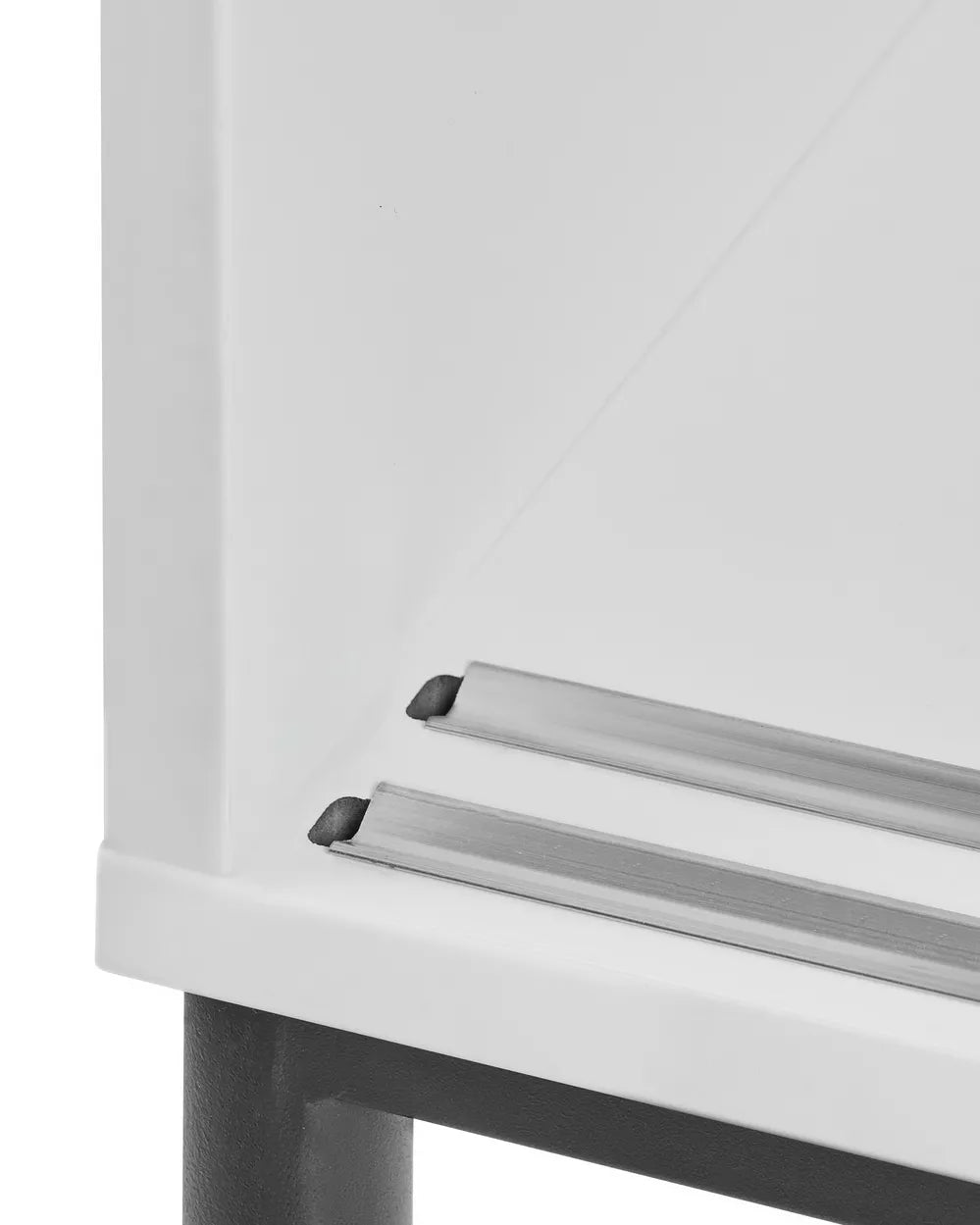 Glass Display Sideboard White Voight