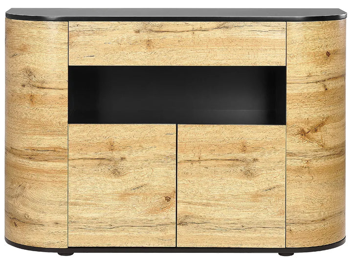 2 Door Sideboard Brown/ Black Arnolf