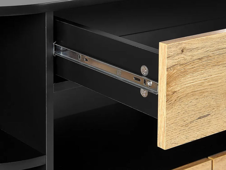 2 Door Sideboard Brown/ Black Arnolf