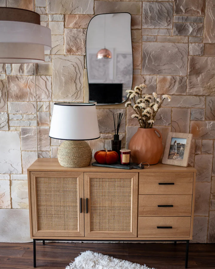 2 Door Sideboard Light Brown Jayton