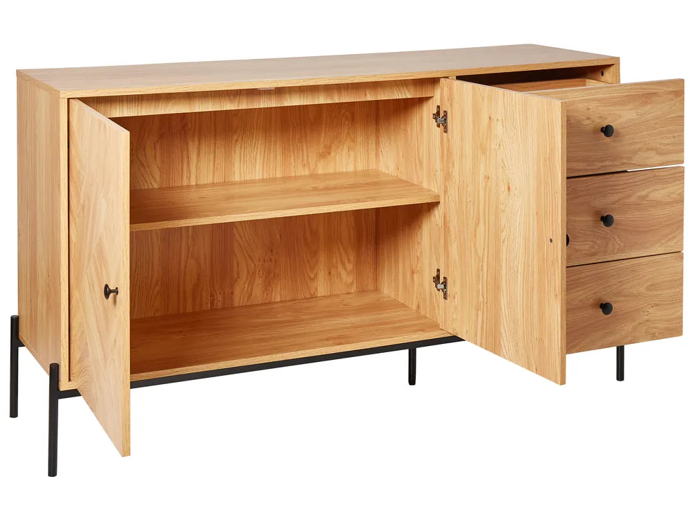 2 Door Sideboard Brown Arrastia