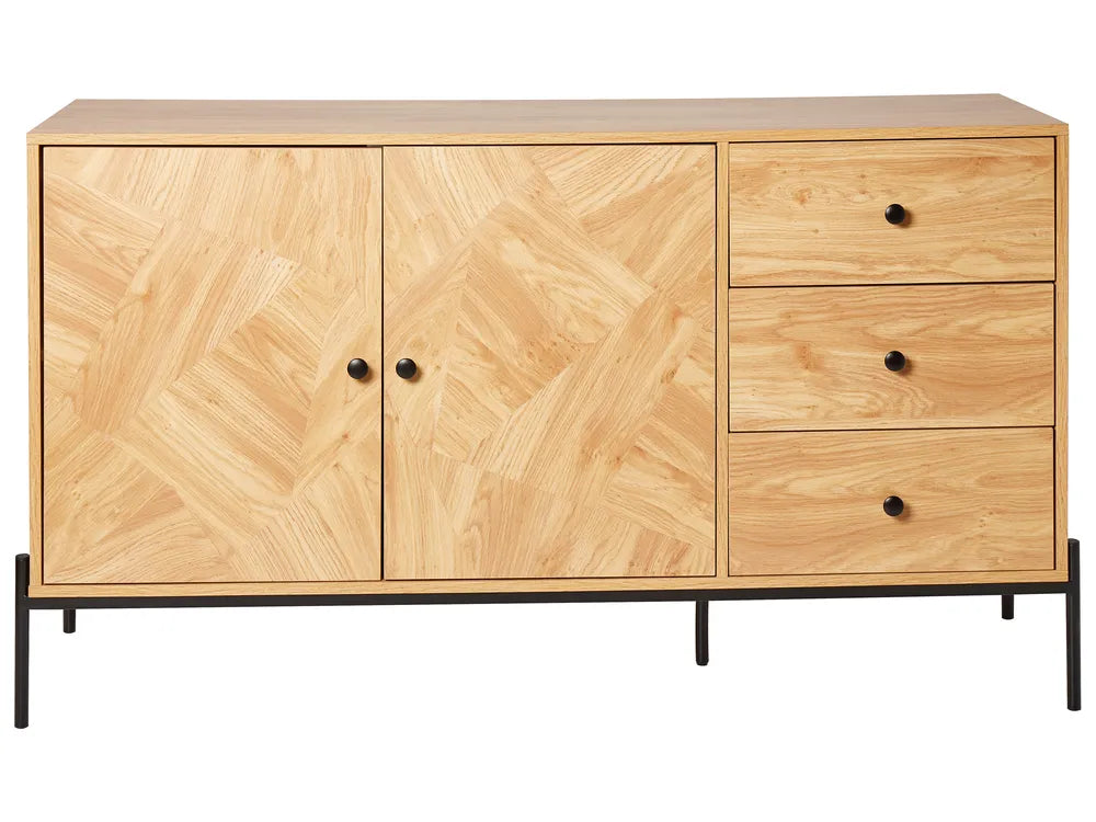 2 Door Sideboard Brown Arrastia