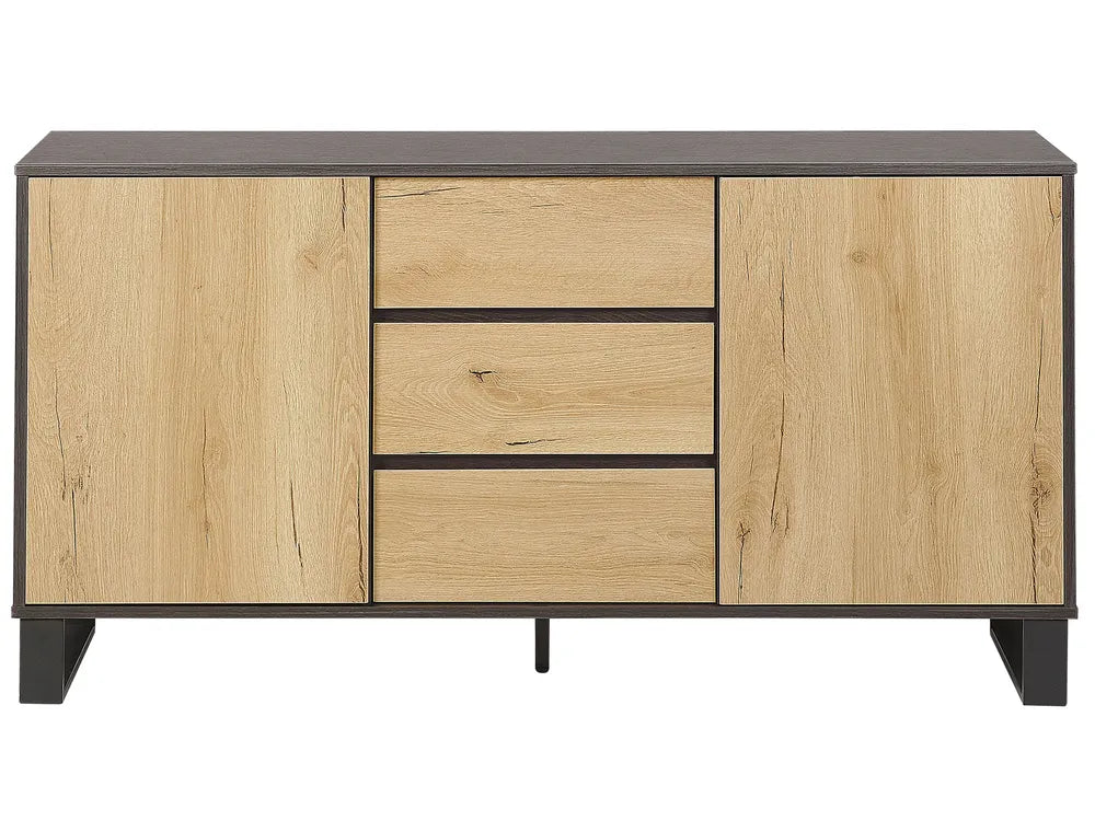 2 Door Sideboard Brown/ Black Ilesha