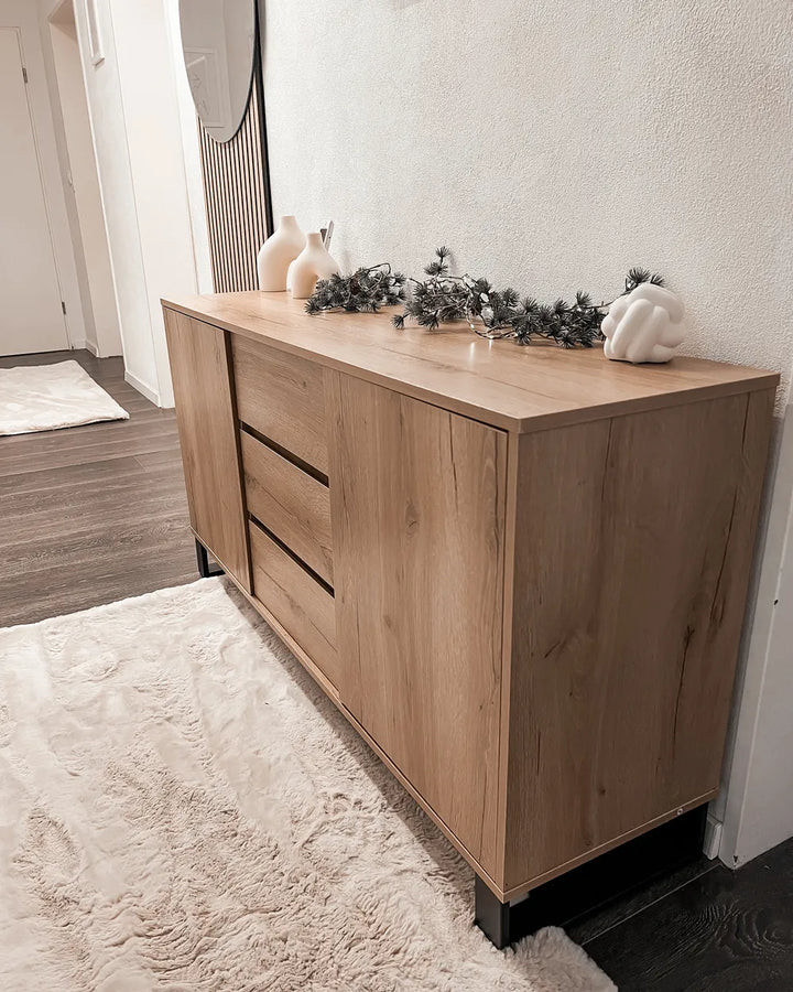 2 Door Sideboard Light Brown Ilesha