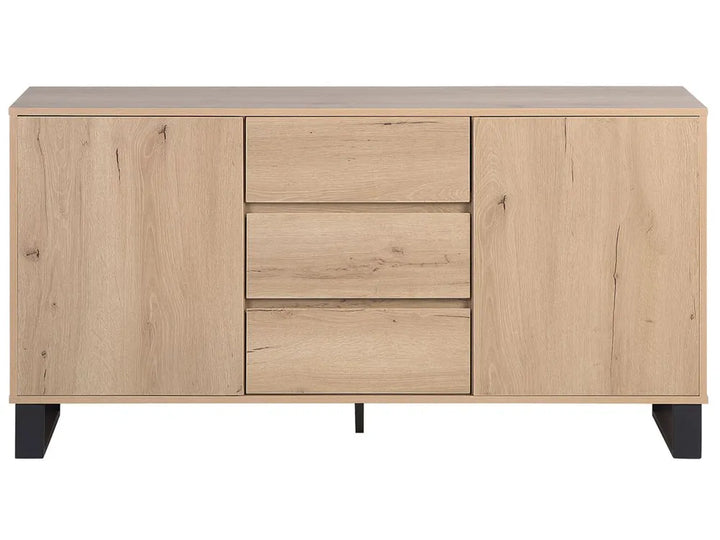 2 Door Sideboard Light Brown Ilesha