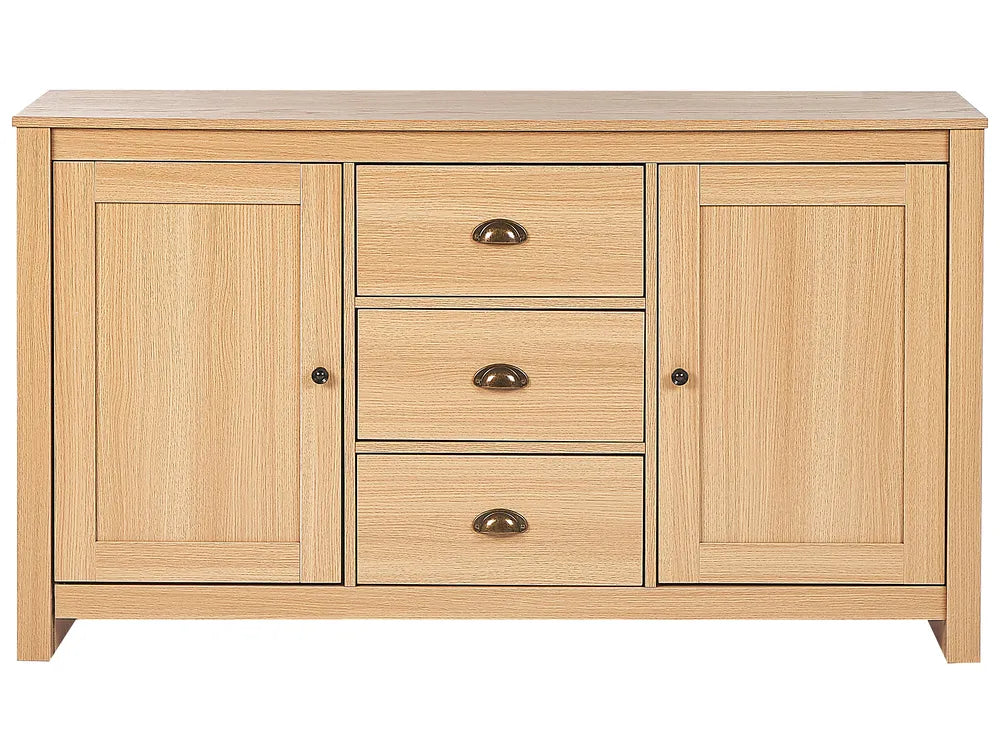 2 Door Sideboard Light Brown Laverda