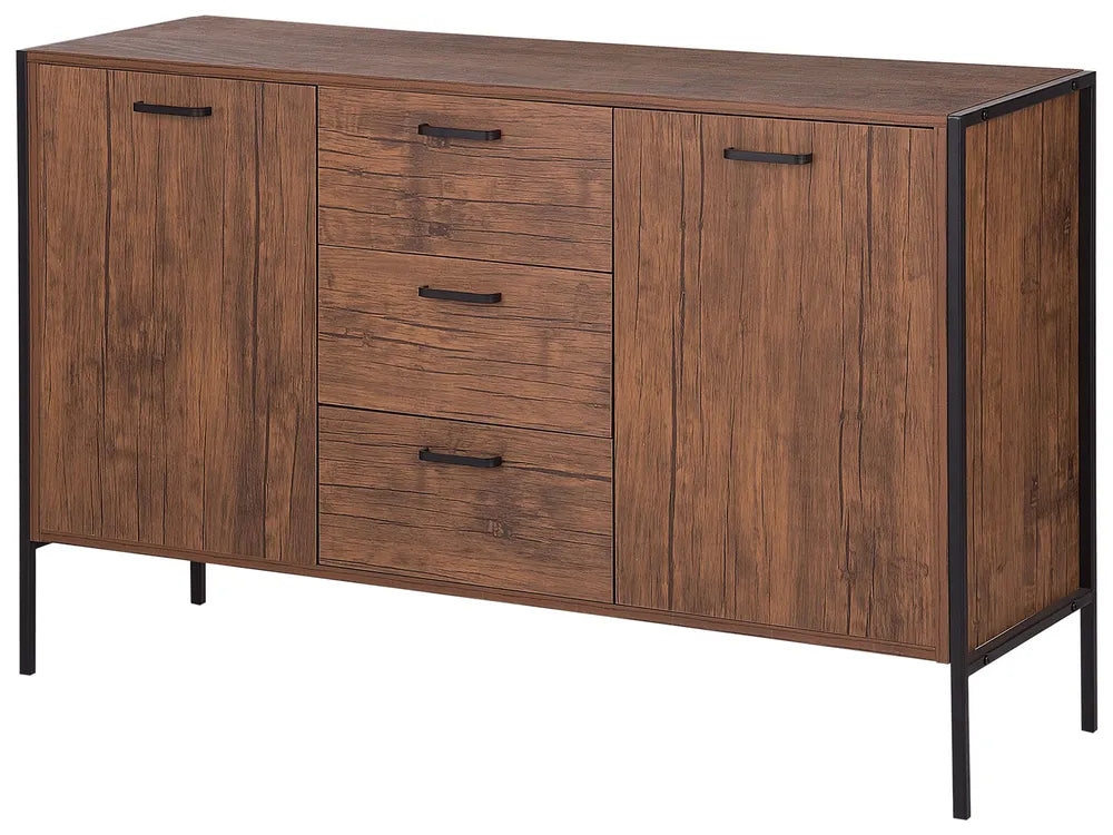 2 Door Sideboard Dark Brown Draylen