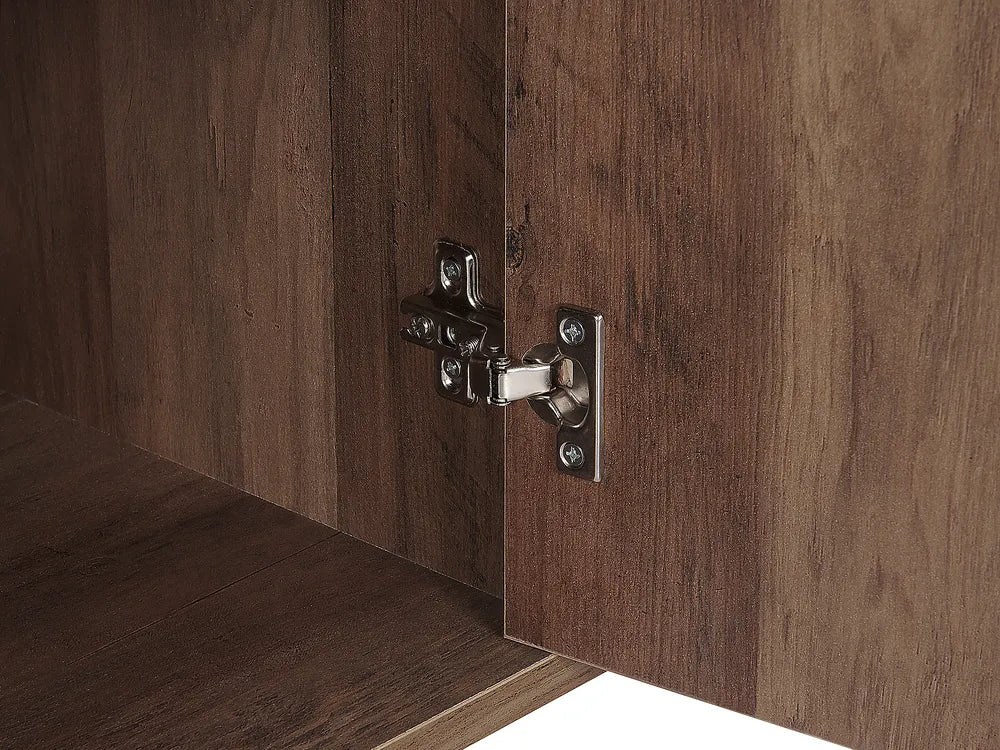 2 Door Sideboard Dark Brown Truby