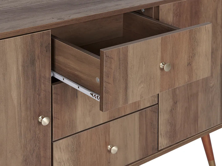 2 Door Sideboard Dark Brown Truby