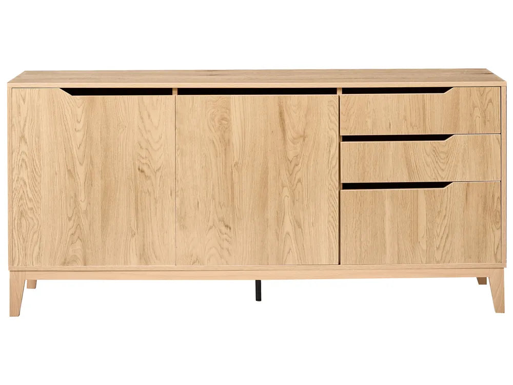 2 Door Sideboard Light Brown Morlan