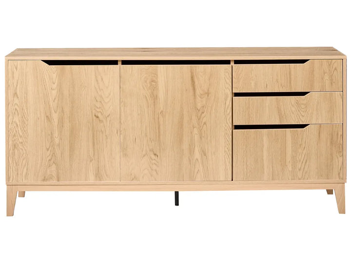 2 Door Sideboard Light Brown Morlan