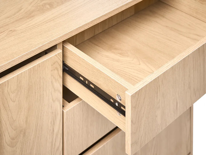 2 Door Sideboard Light Brown Morlan