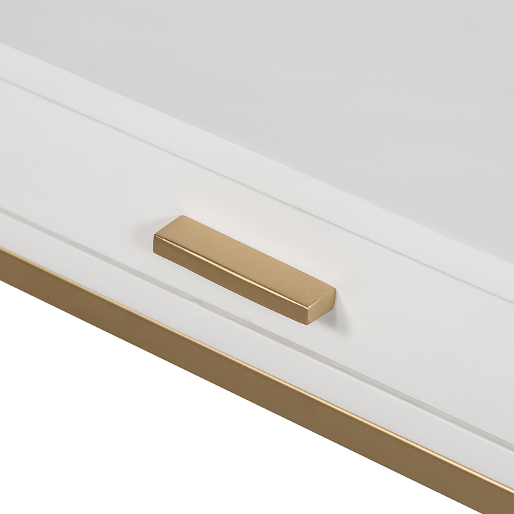 D.I. Designs Berkeley White Bedside Table | 1 Drawer
