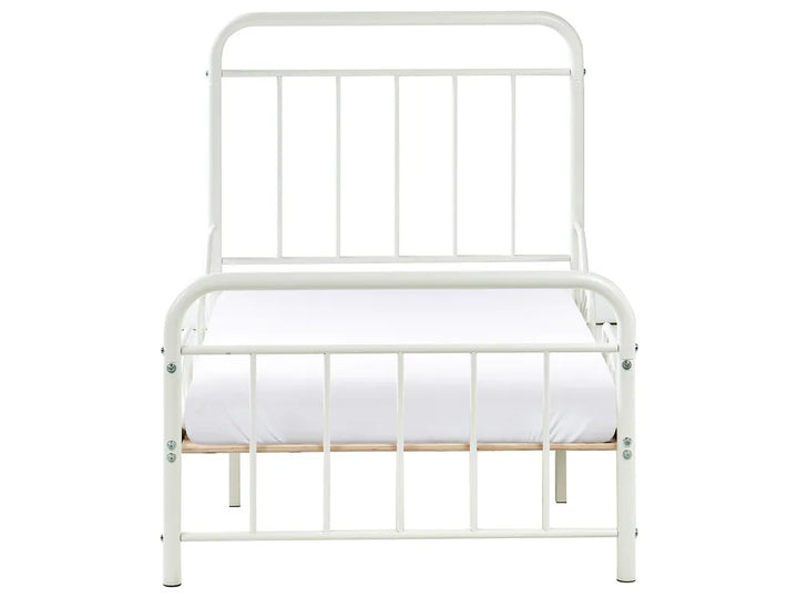 Extendable Kids Bed Metal 90 x 200 cm (EU Single) Off-White Isamari