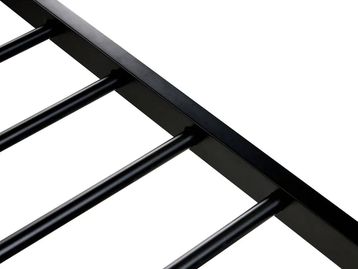 Bed PE Rattan 140 x 200 cm (EU Double) Black Carrold