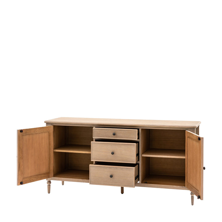 Gallery Direct Oak 2 Door 3 Drawer Sideboard